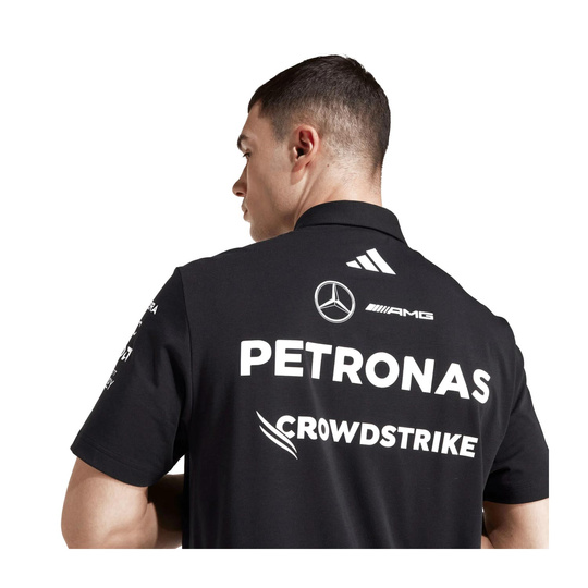 2025 Mercedes AMG F1 Mens Team Polo shirt black