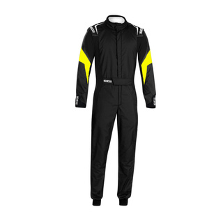 Sparco Competition MY22 Race Suit Black/Yellow (FIA)