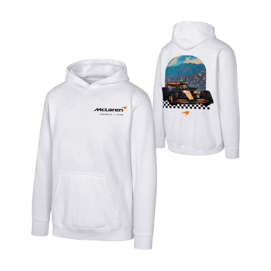 2025 McLaren F1 Mens Retro Hooded Sweatshirt