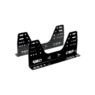OMP Steel Seat Brackets Black - 400 mm