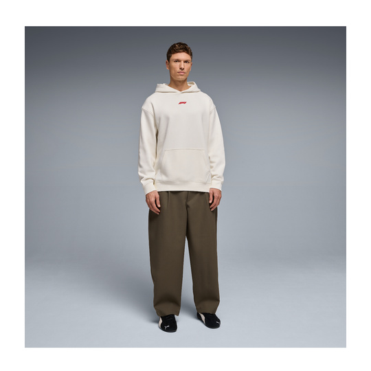 2026 Formula 1 Mens Racing Line Hooded Sweatshirt white