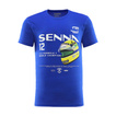 2025 Ayrton Senna F1 Mens Helmet Graphic T-Shirt