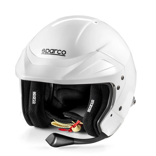 Sparco Flux RJ-i Helmet White/Black (FIA)