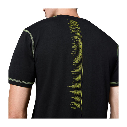 2025 Aston Martin F1 Men's Data Graphic T-Shirt