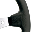 OMP Corsica Steering Wheel Silver/Yellow Leather