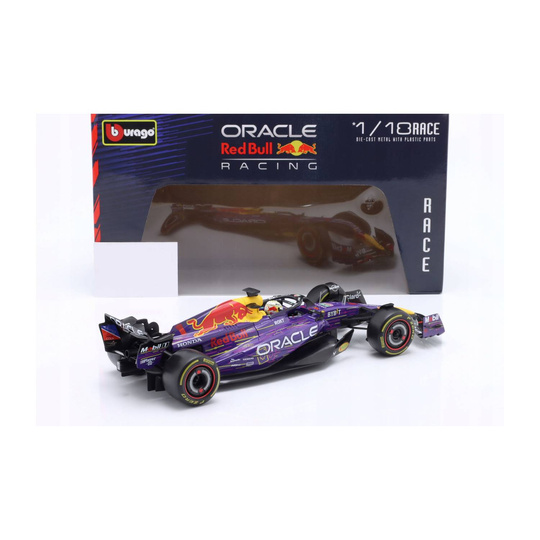 Red Bull Racing RB19 1:18 Model Car Max Verstappen Las Vegas GP
