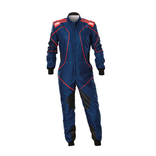 OMP KS-3X Art 8877-2022 Karting Suit navy blue/red