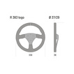 Sparco R383 Logo Steering Wheel