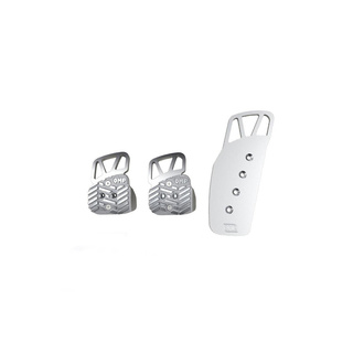 OMP Aluminium Long Pedal Pads silver