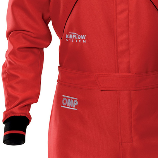 OMP KS-4 Kids Karting Suit Red