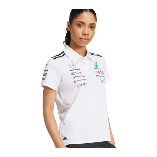 2025 Mercedes AMG F1 Ladies Team Polo shirt white