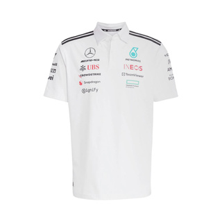 2025 Mercedes AMG F1 Mens Team Polo shirt white