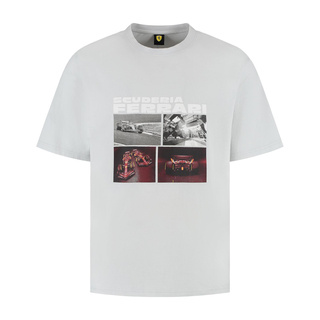 2025 Ferrari F1 Men's Driver Gray T-shirt