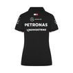 2024 Mercedes AMG F1 Team Women's Black Polo