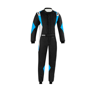 Sparco Superleggera Race Suit Black/Blue (FIA)