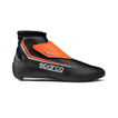 Sparco K-Prime Racing Shoes Black/Orange (FIA)