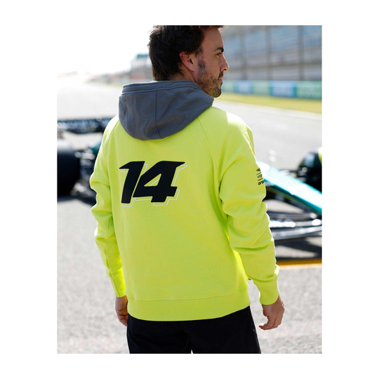 Aston Martin F1 Mens Alonso Kimoa Hooded Sweatshirt