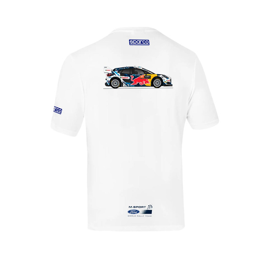 Sparco M-Sport Mens Rally Car T-shirt white