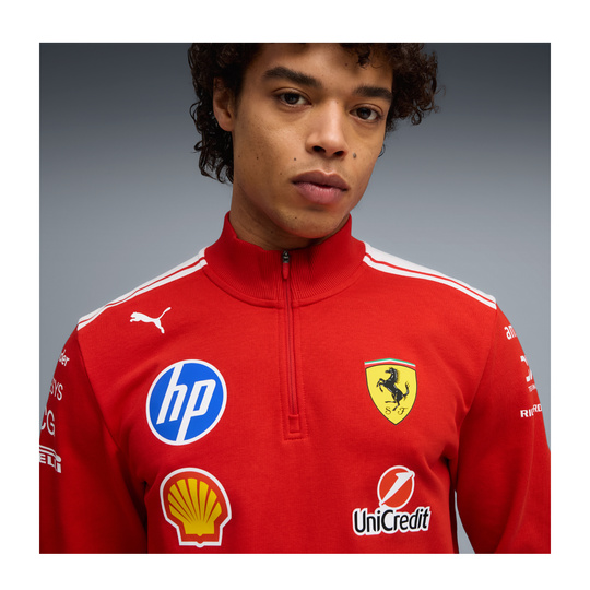 2026 Scuderia Ferrari F1 T7 Half Zip Team Sweatshirt