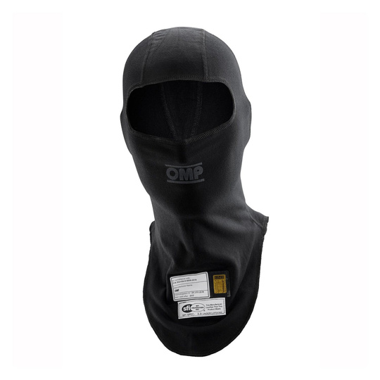 OMP One EVO Balaclava Black (FIA)