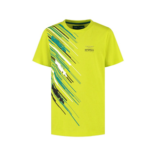 2025 Aston Martin F1 Kids Graphic Lime T-Shirt