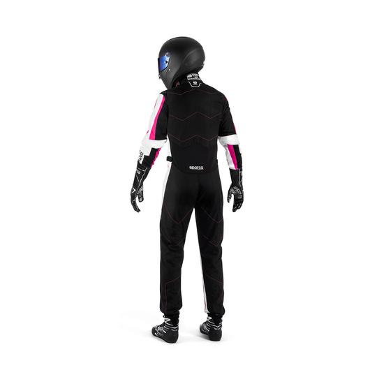 Sparco KERB Ladies Karting Suit Black/Pink (FIA)