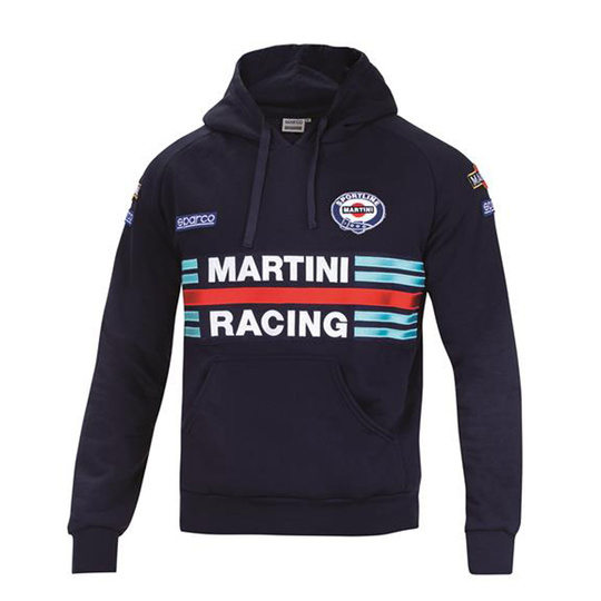 Sparco Martini Racing Hoodie Navy Blue