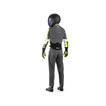 Sparco Kerb Kids Karting Suit Grey/Yellow (FIA)