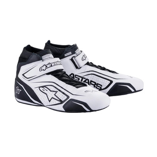 Alpinestars TECH 1-T V3 Race Shoes White/Black (FIA)