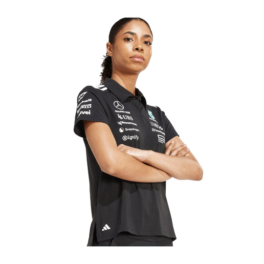 2025 Mercedes AMG F1 Ladies Team Polo shirt black