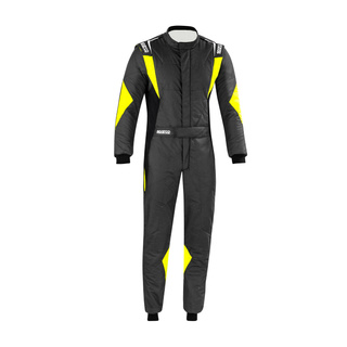 Sparco SUPERLEGGERA Racing Suit Grey-Yellow (FIA)