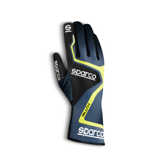 Sparco Rush MY20 Racing Gloves Grey/Yellow
