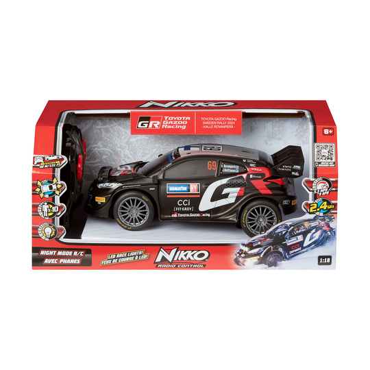 Toyota Gazoo Racing Kalle Rovanpera 1:18 WRC Yaris Rally1 RC Model Car