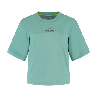 2025 Aston Martin F1 Ladies Crop Top T-Shirt