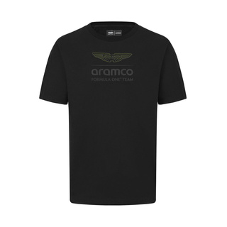 2025 Aston Martin F1 Men's Logo Stealth T-Shirt