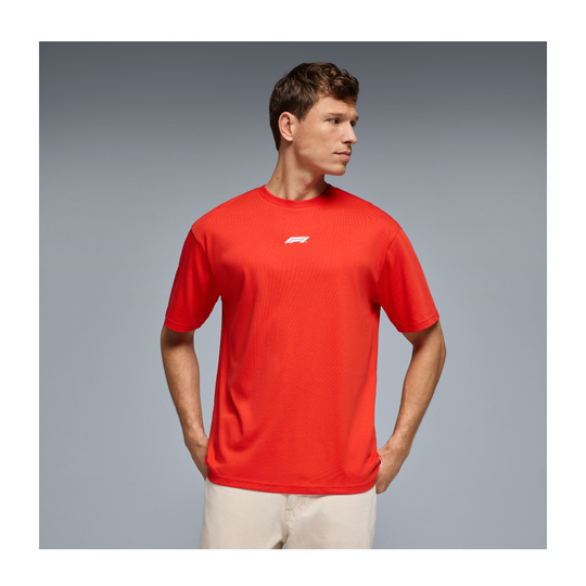 2026 Formula 1 Mens Racing Line T-shirt red