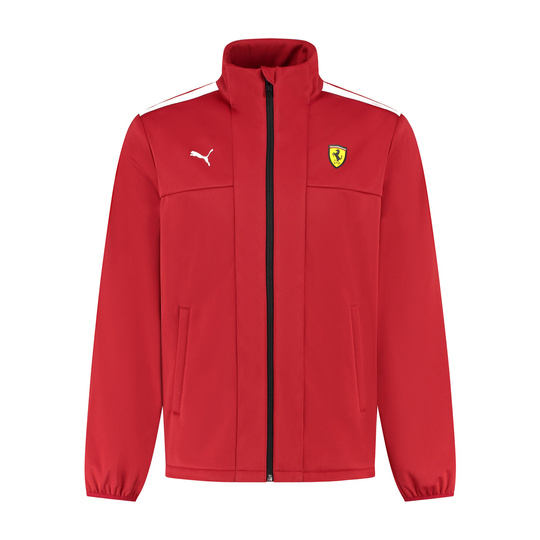 2025 Ferrari Mens Logo Softshell Jacket Red