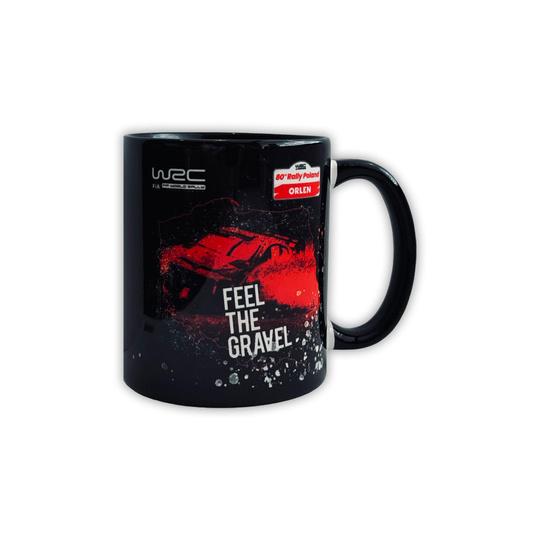 Rally Poland WRC Map Ceramic Mug Black