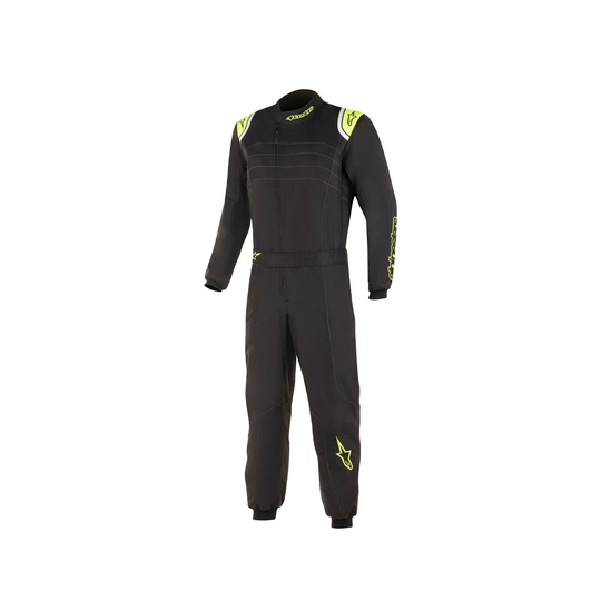 Alpinestars KMX-9 V3 Karting Suit Black/Yellow (FIA)