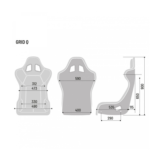 Sparco Grid Q MY19 Racing Seat (FIA)
