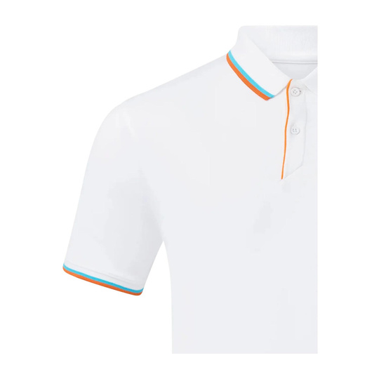 2025 McLaren F1 Mens Essentials polo shirt white