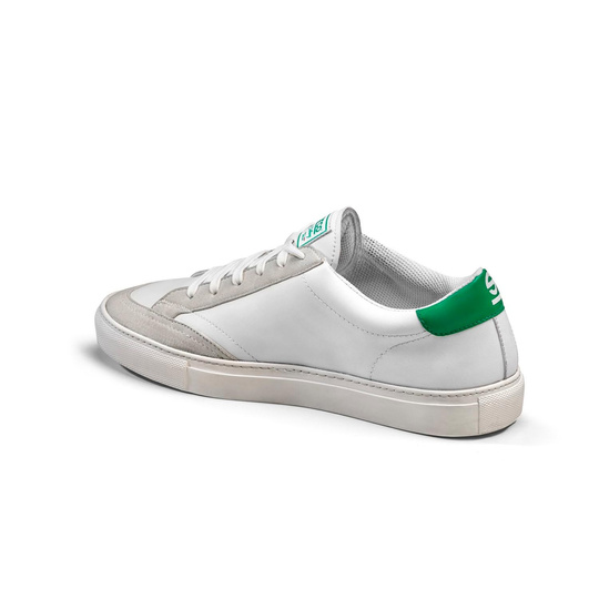 Sparco S-Time Racing Shoes White/Green