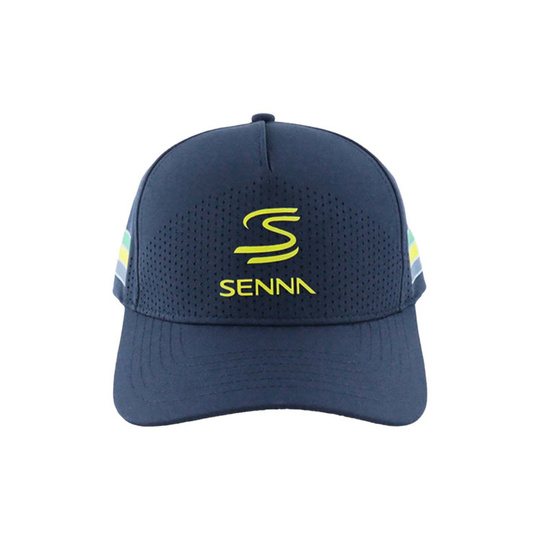 2025 Ayrton Senna Mens Leisure baseball cap navy blue