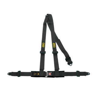 OMP Road 3 - points Safety Belts ECE, DA504 Black