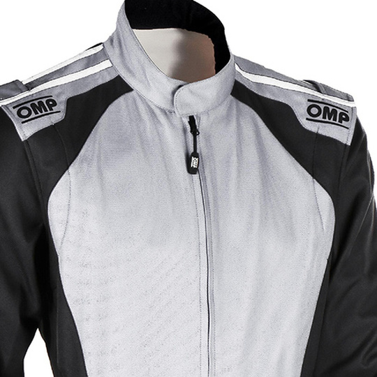 OMP KS-3X Karting Suit Black/Grey (FIA)