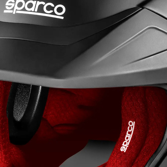 Sparco Flux RJ-i Helmet Black/Red (FIA)