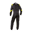 OMP ONE EVO X Racing Suit Black/Yellow (FIA homologation)