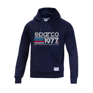 Sparco Mens 1977 Hoodie navy blue