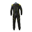 OMP KS-3X Art Kids Karting Suit Black/Yellow (FIA)