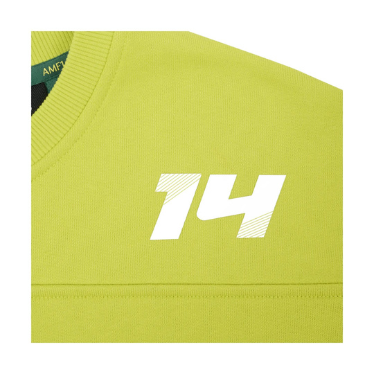 2024 Aston Martin F1 Mens Alonso Kimoa Patch Sweatshirt